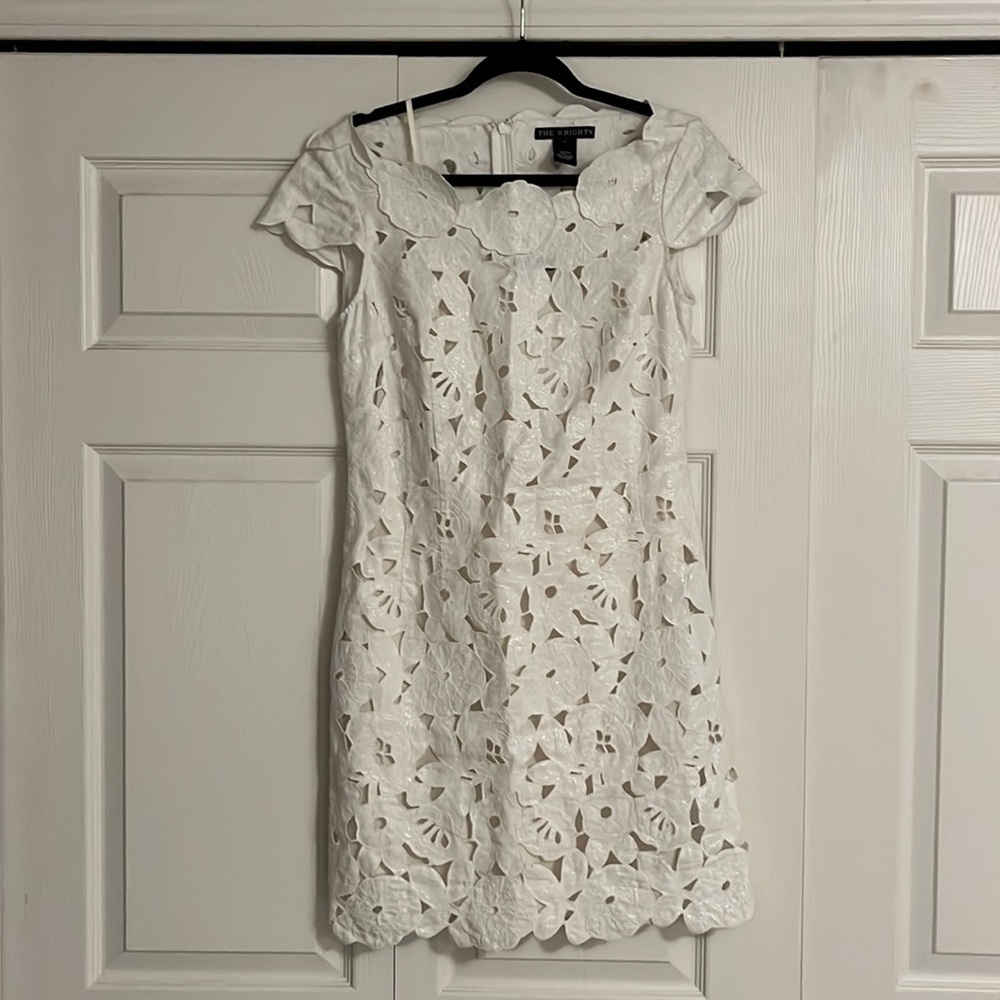 The Wrights Lace Cut Out Dress